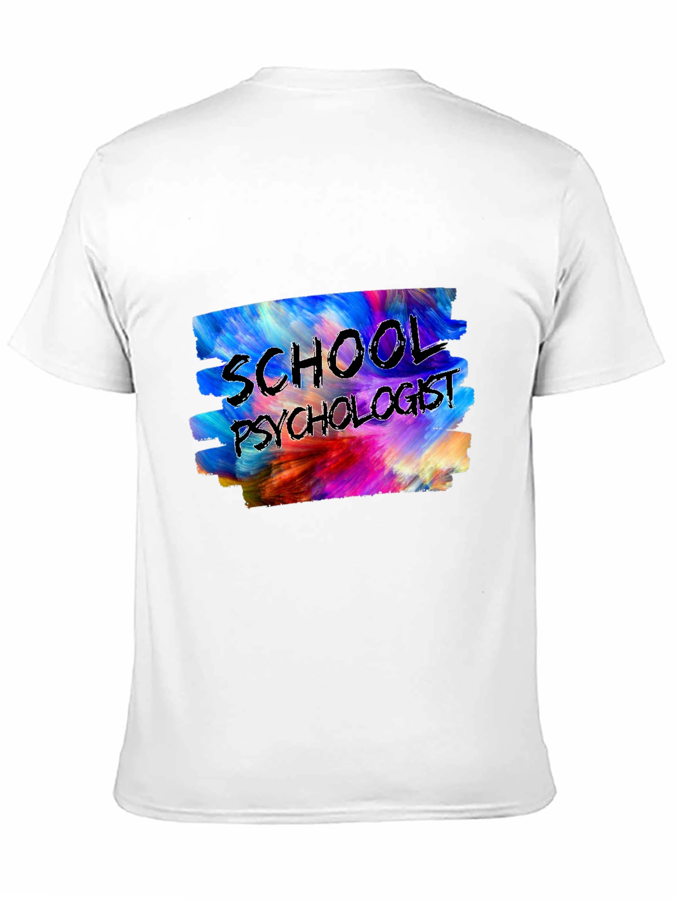 Black School Psychologist T-Shirt view 11