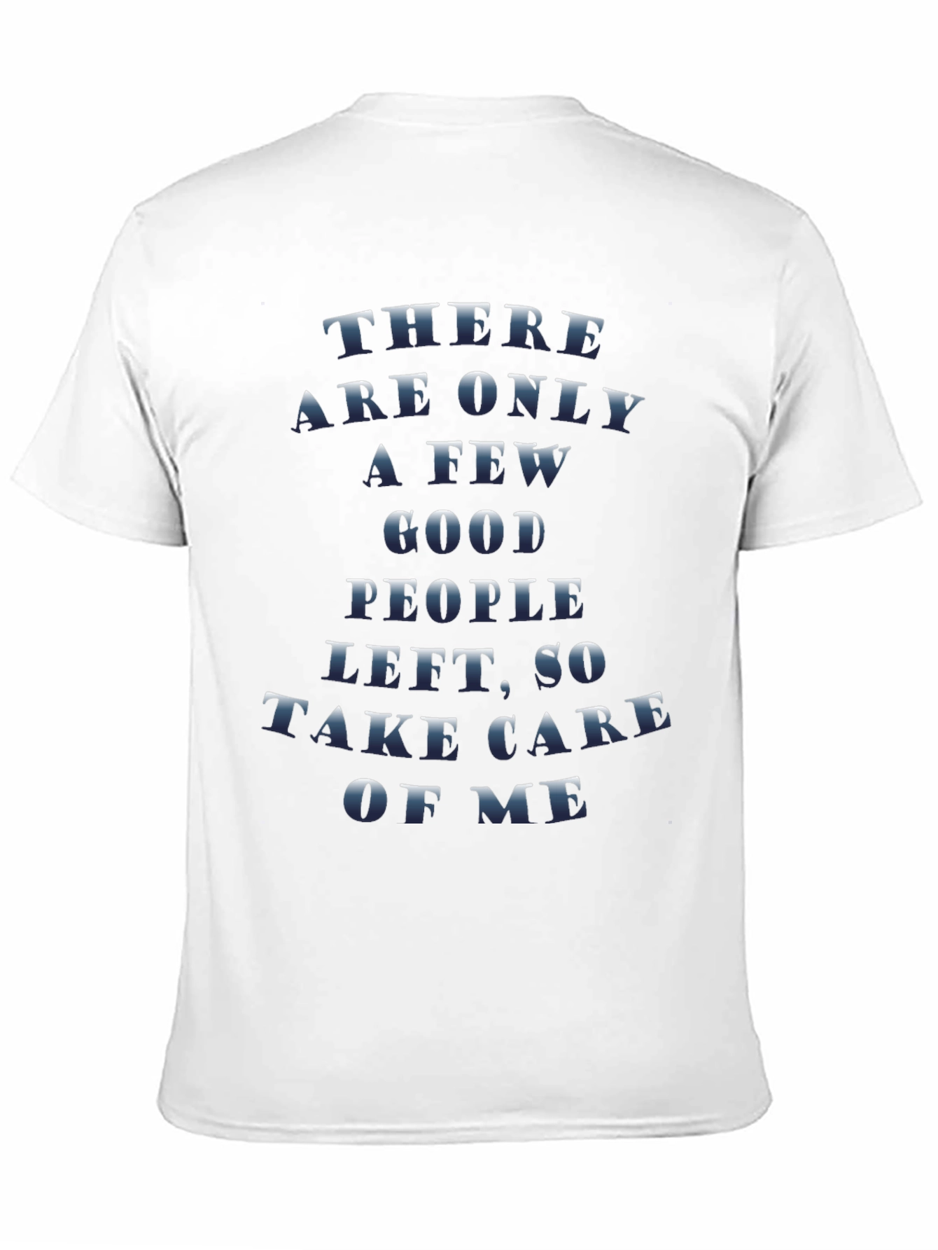 Black Sarcastic Graphic Tee - Take Care of Me Print view 11