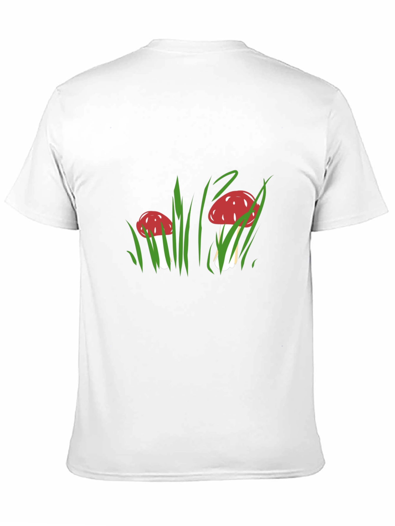 Black Mushroom Graphic Tee - Funky Nature Shirt view 11