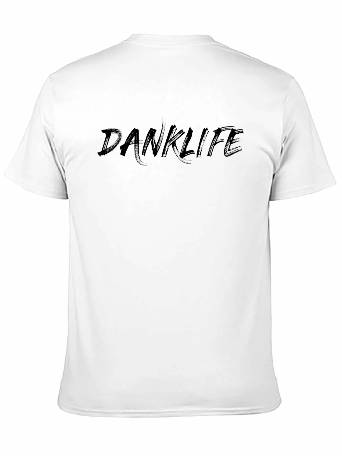 Black Danklife Graphic T-Shirt - Black Crew Neck Tee view 11
