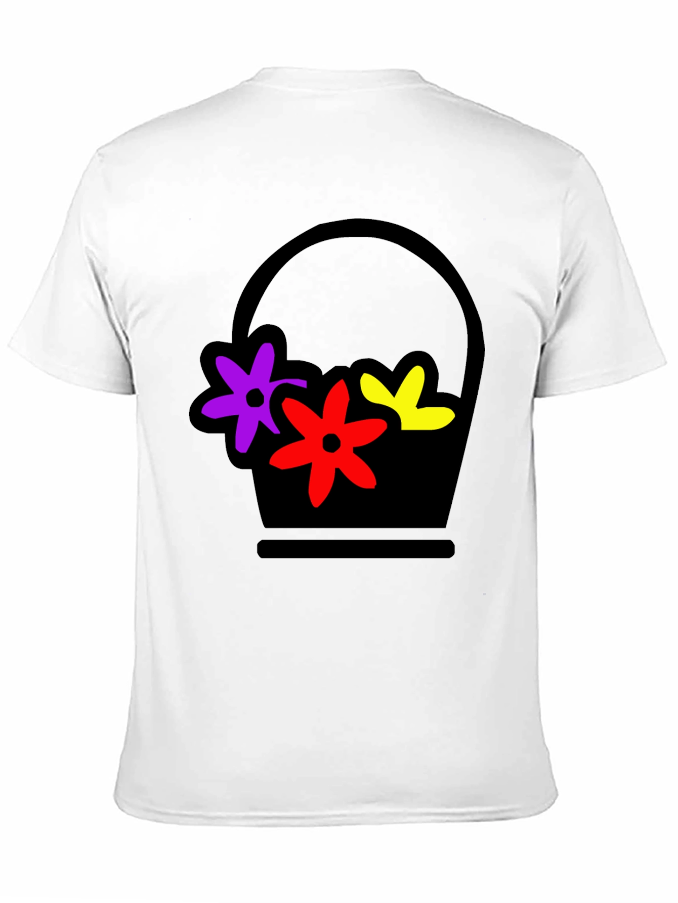 Floral Basket Graphic Tee - 11