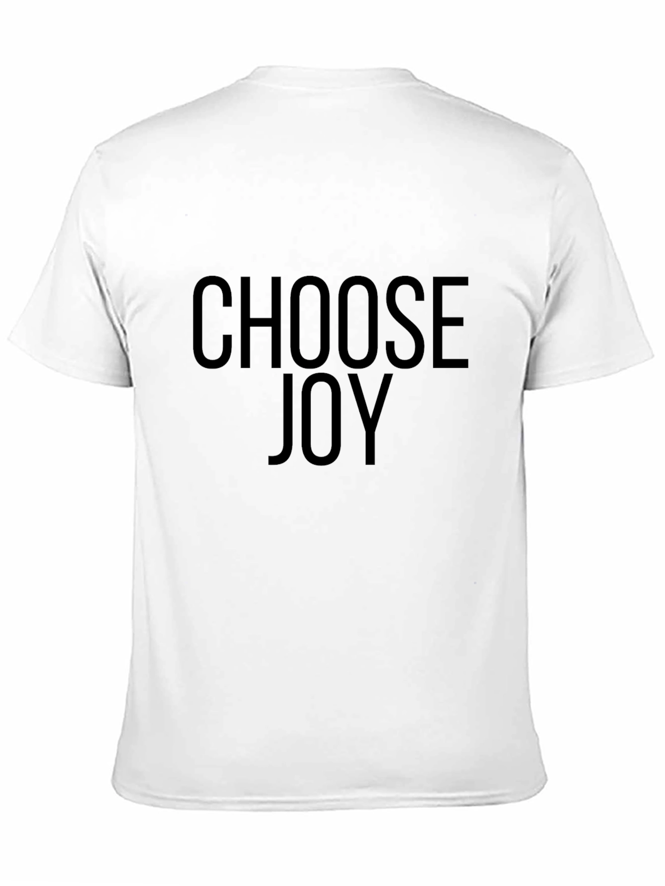 Black Choose Joy T-Shirt - Inspirational Graphic Tee view 11