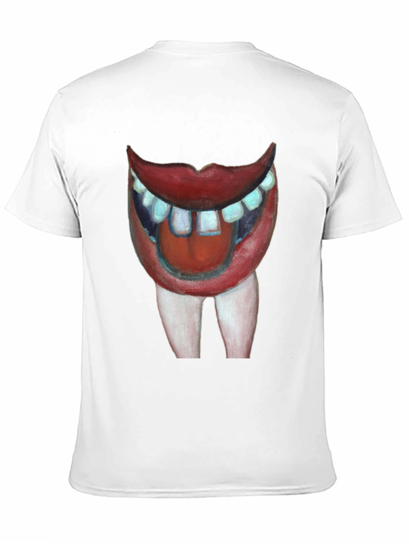Black Funny Mouth T-Shirt view 11