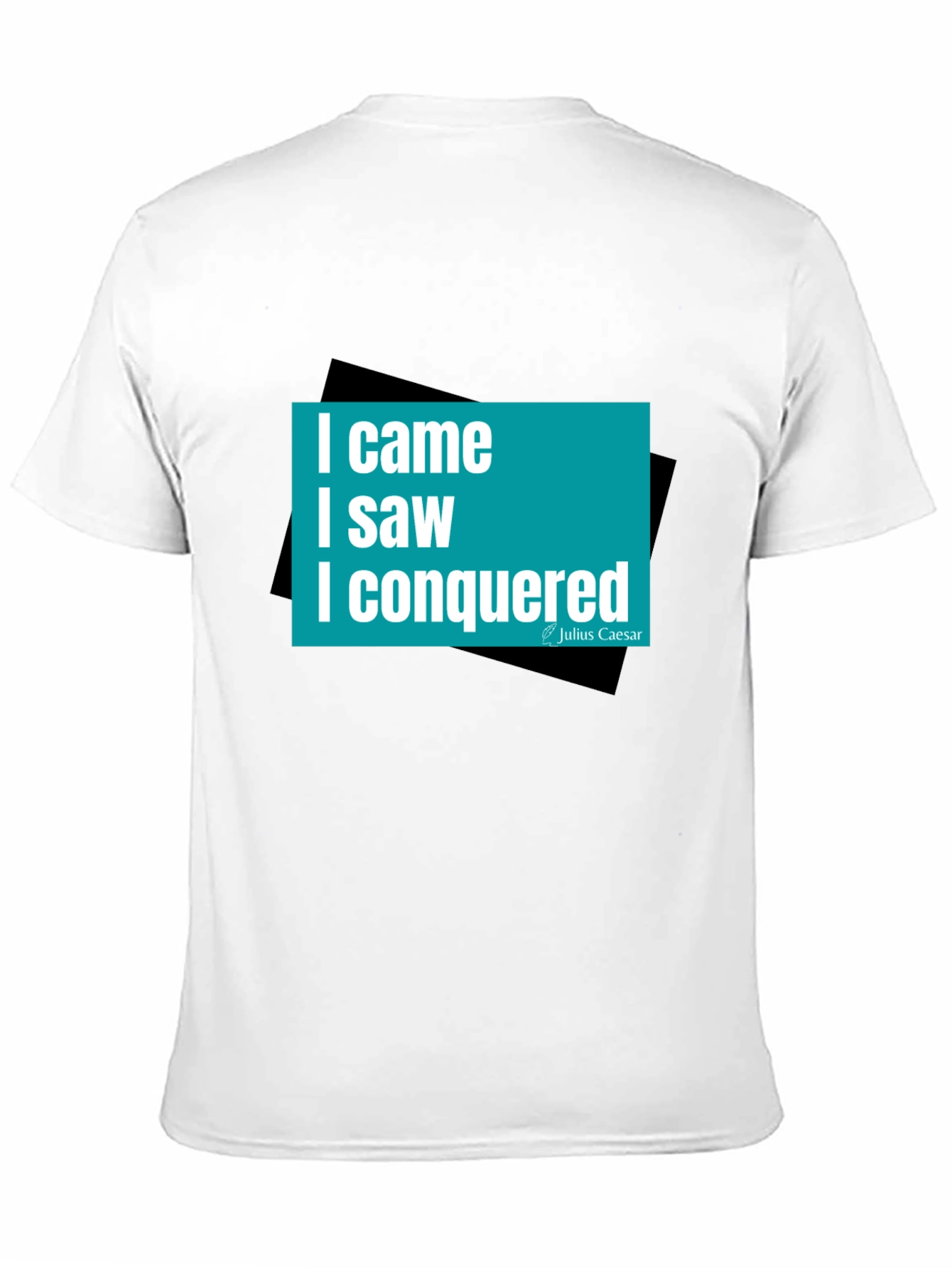 Black I Came, I Saw, I Conquered Tee view 11