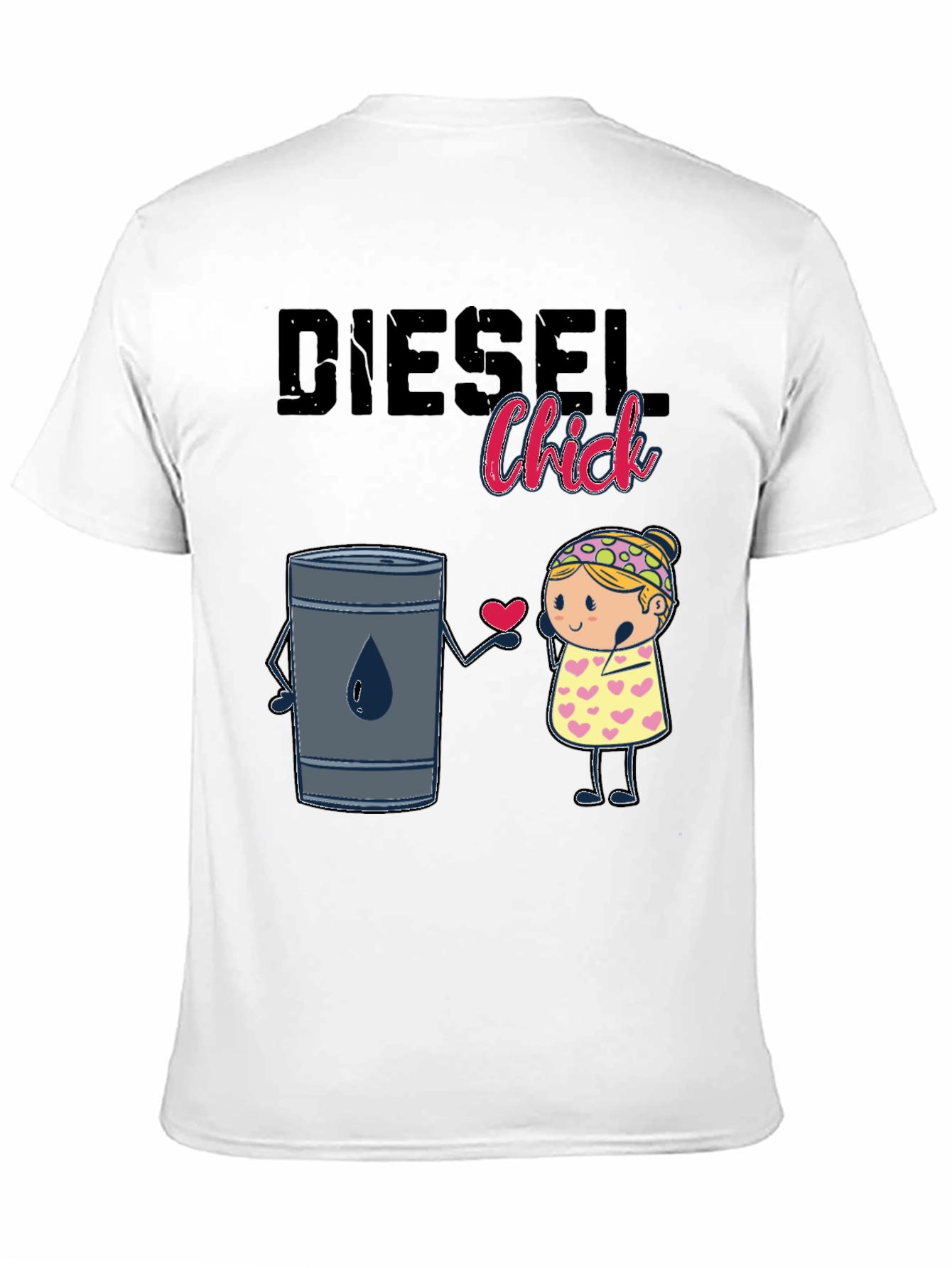 Black Diesel Chick Graphic T-Shirt view 11