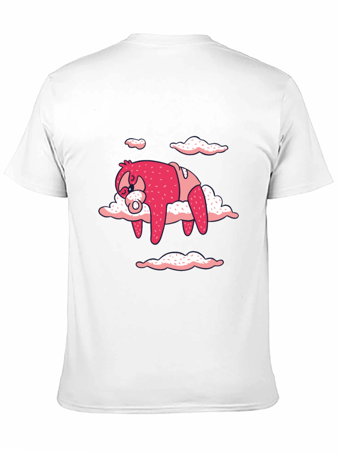 Black Sloth in Clouds Graphic Tee - Black T-Shirt view 11