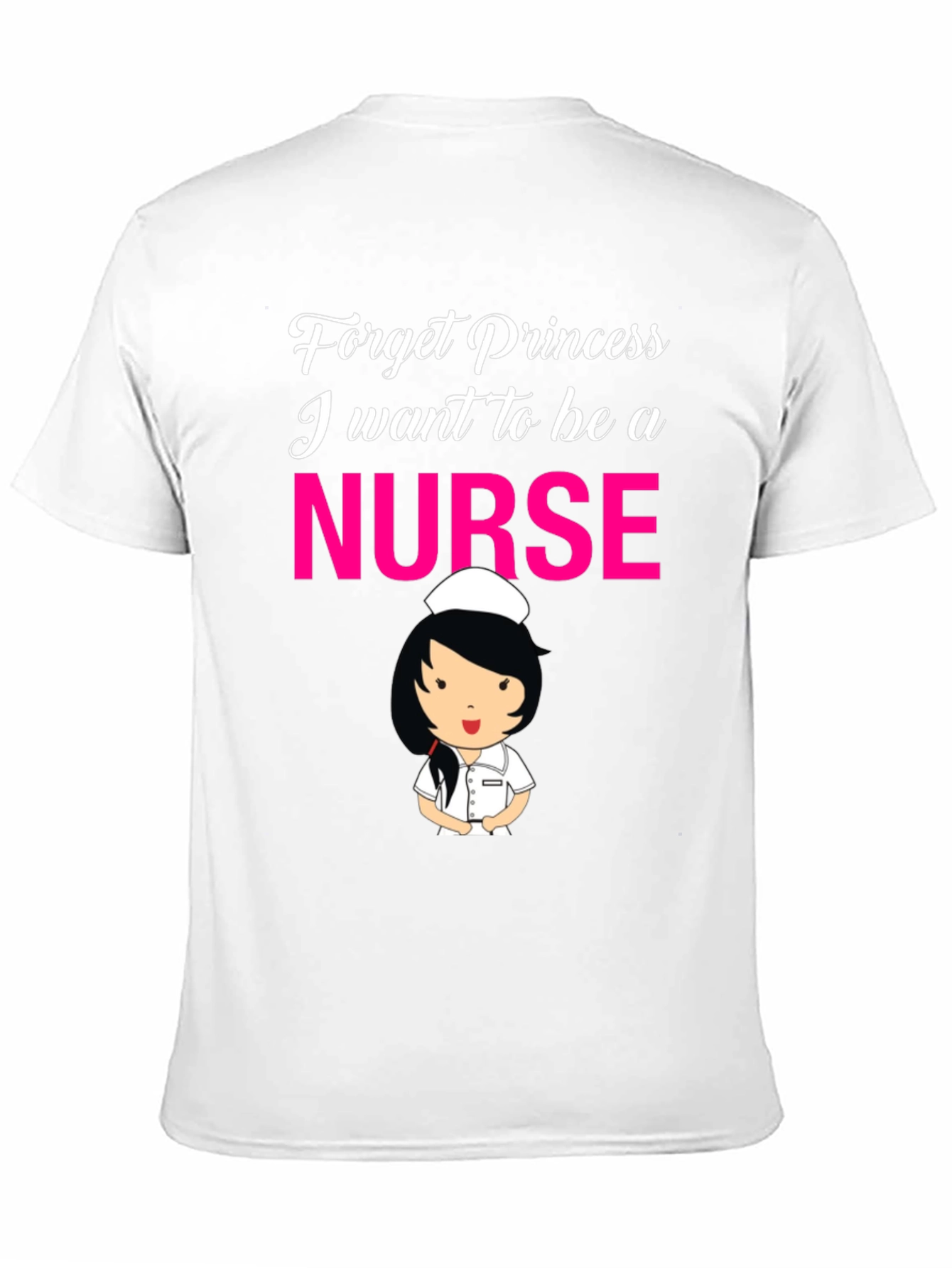 Black Forget Princess Nurse T-Shirt view 11
