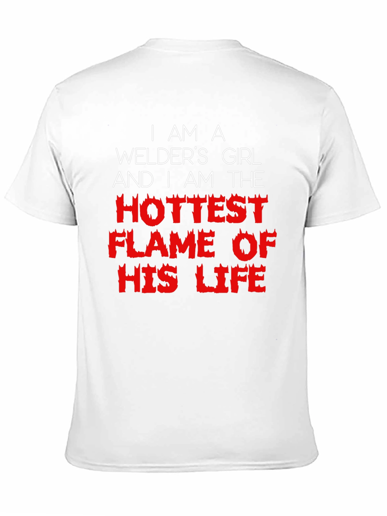 Black Welder's Girl T-Shirt - Hottest Flame view 11