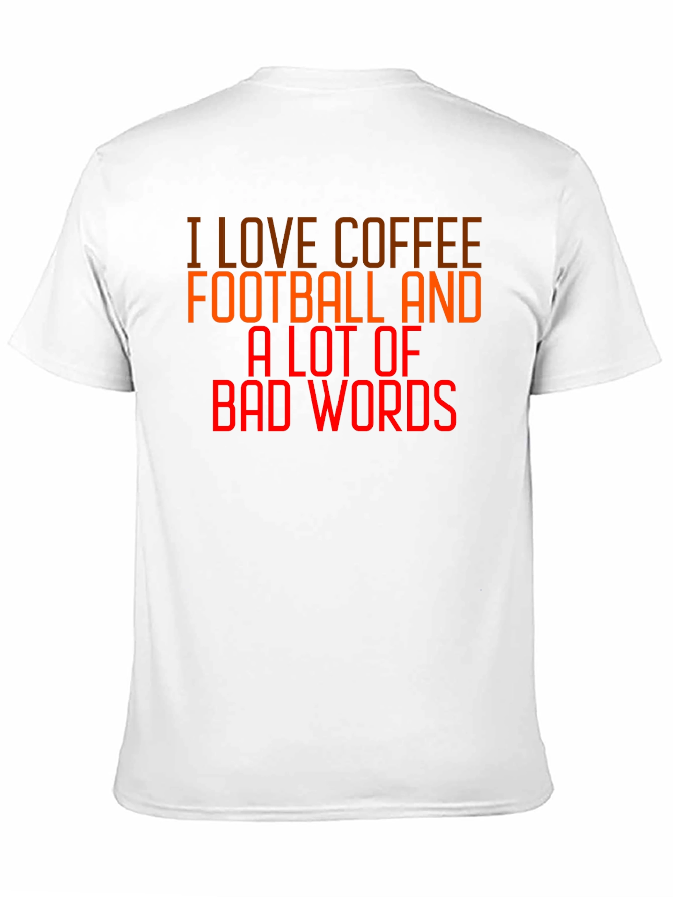 Black Coffee, Football & Bad Words Graphic Tee view 11