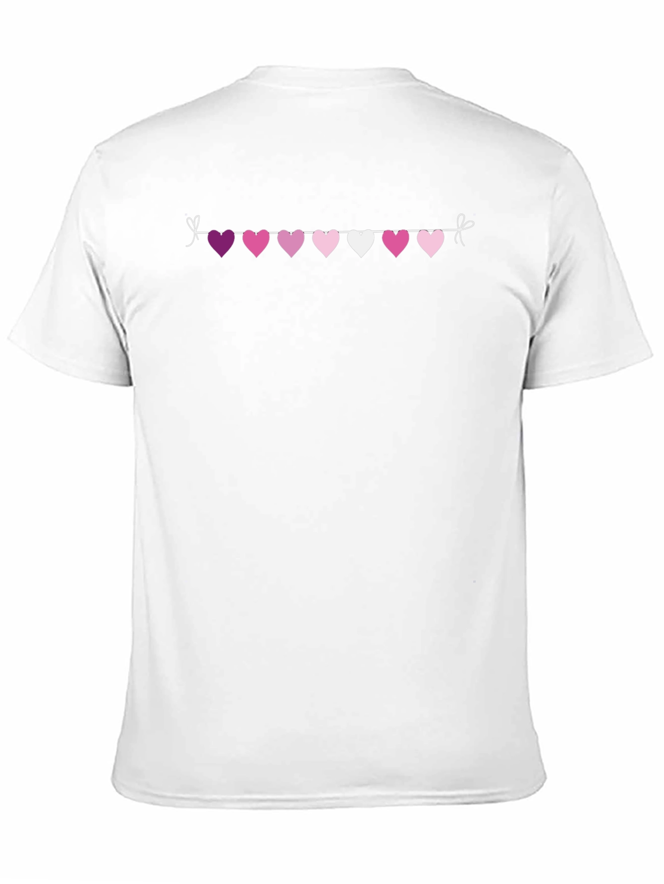 Black Heart Garland Graphic Tee - Romantic & Fun! view 11