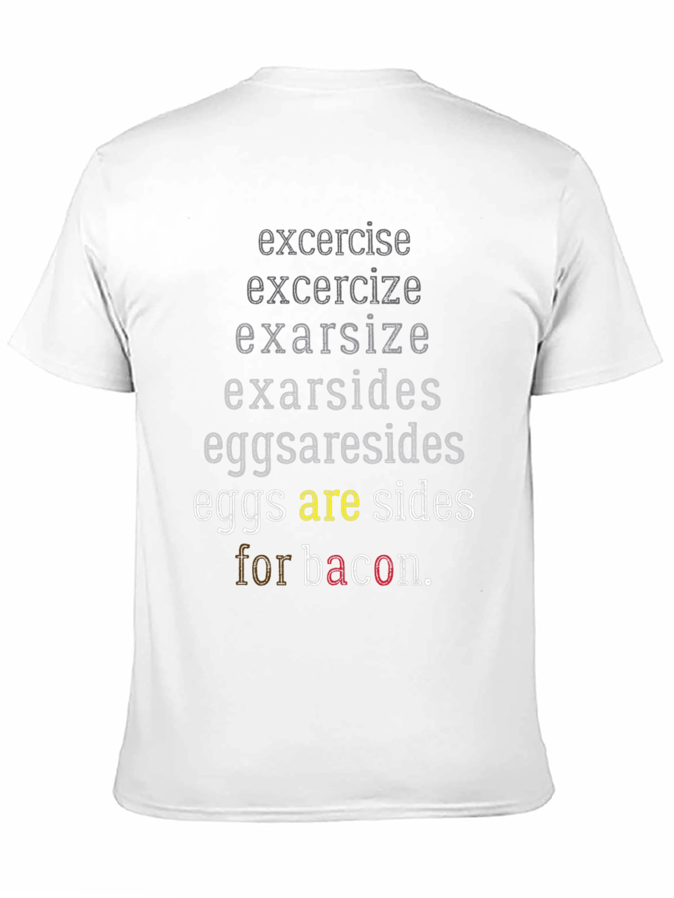 Black Eggs are Sides for Bacon T-Shirt view 11