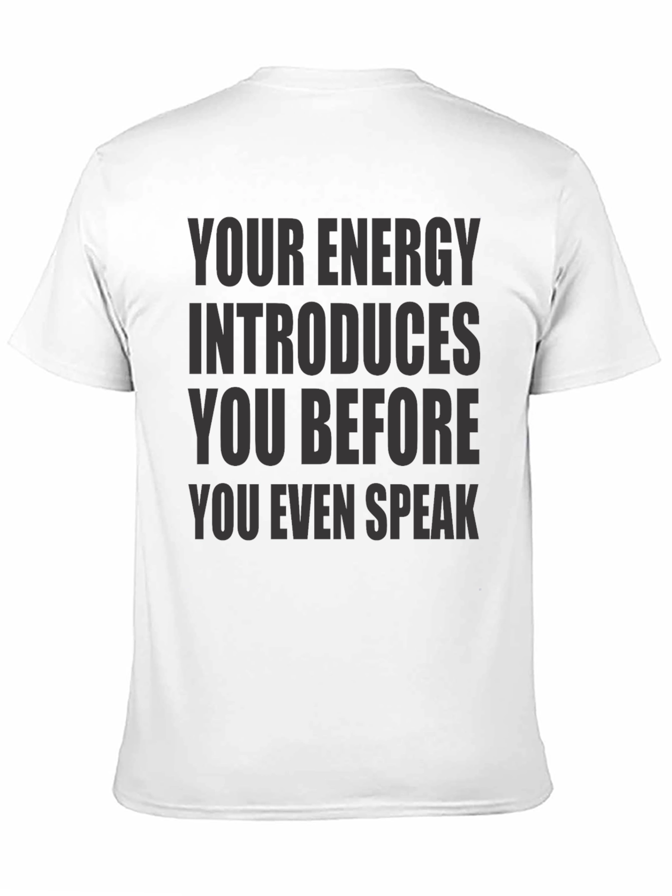 Black Energy Intro T-Shirt - Black Crew Neck Tee view 11