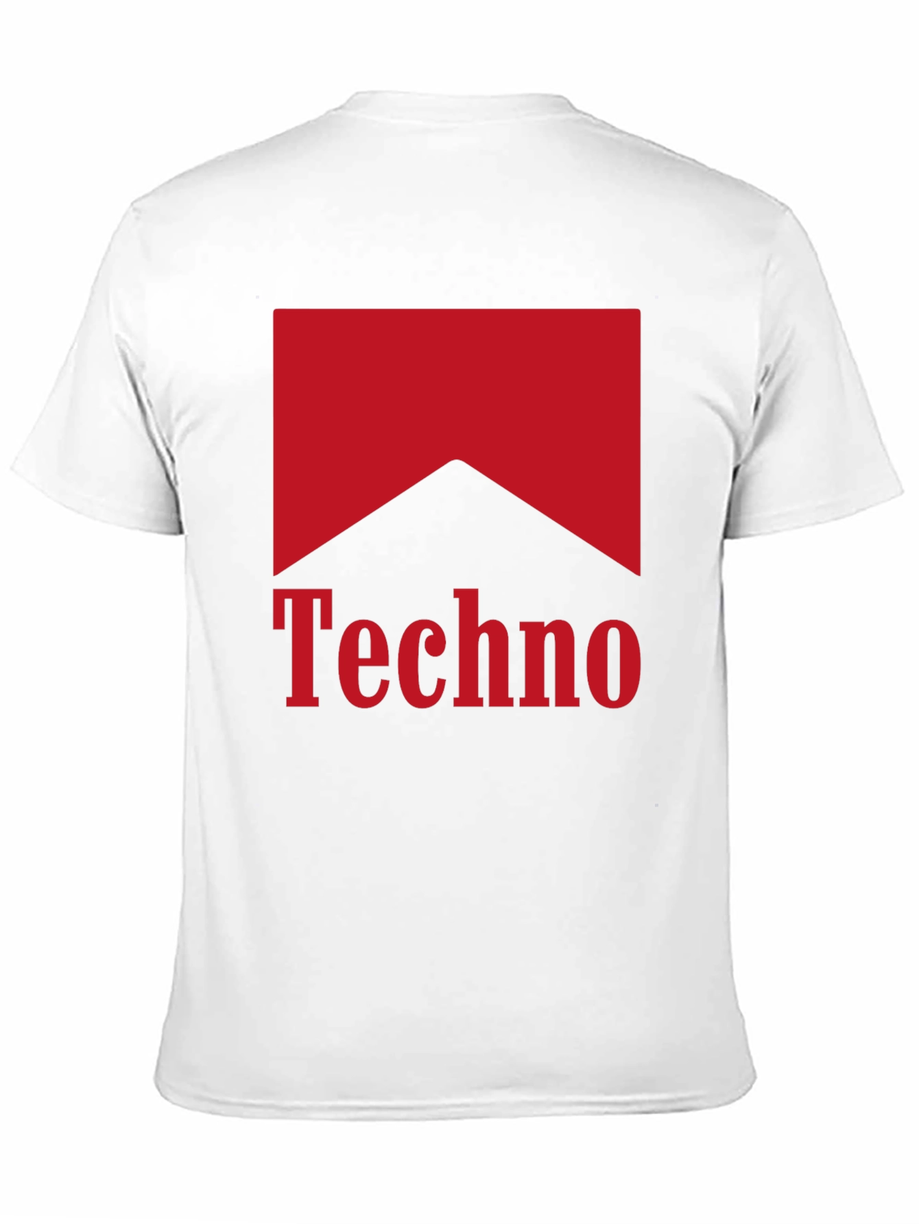 Black Techno Marlboro Style T-Shirt view 11