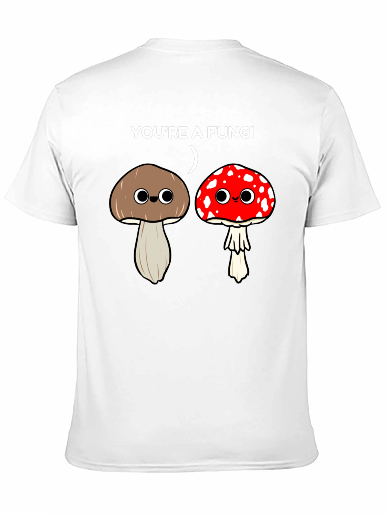 Black Funny "You're a Fungi" Graphic T-Shirt view 11