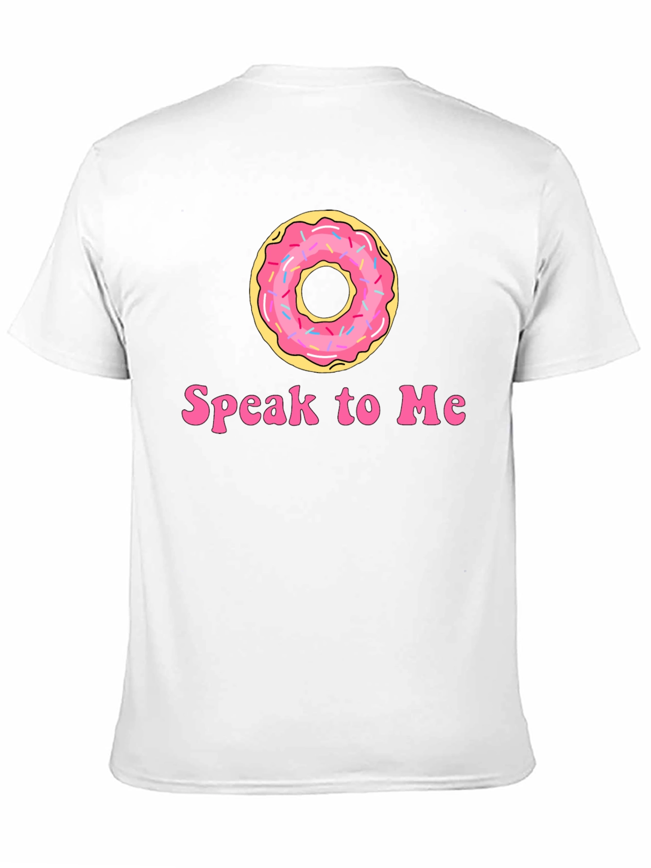 Black Donut Speak To Me Black T-Shirt view 11