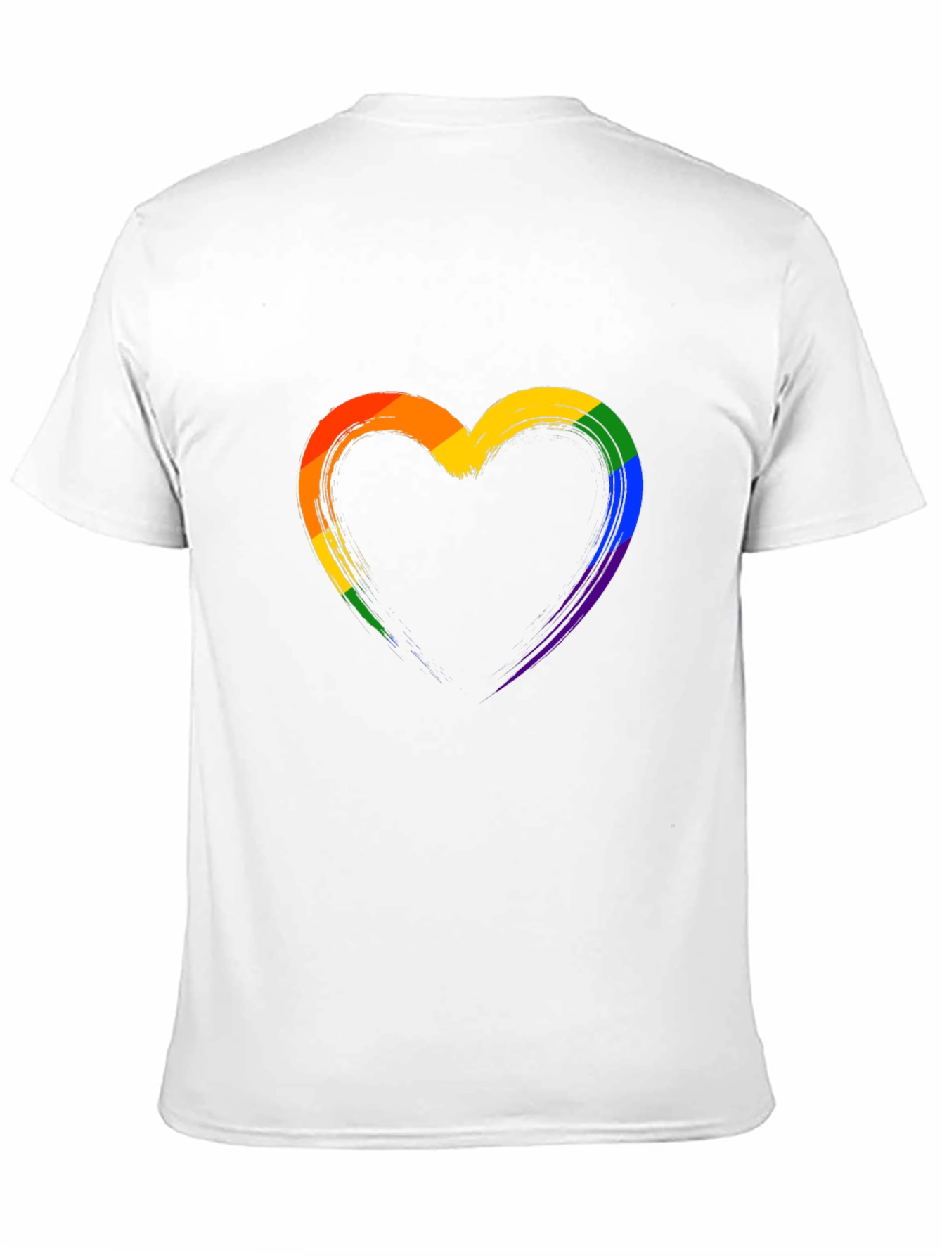 Black Pride Heart T-Shirt - Rainbow Love view 11