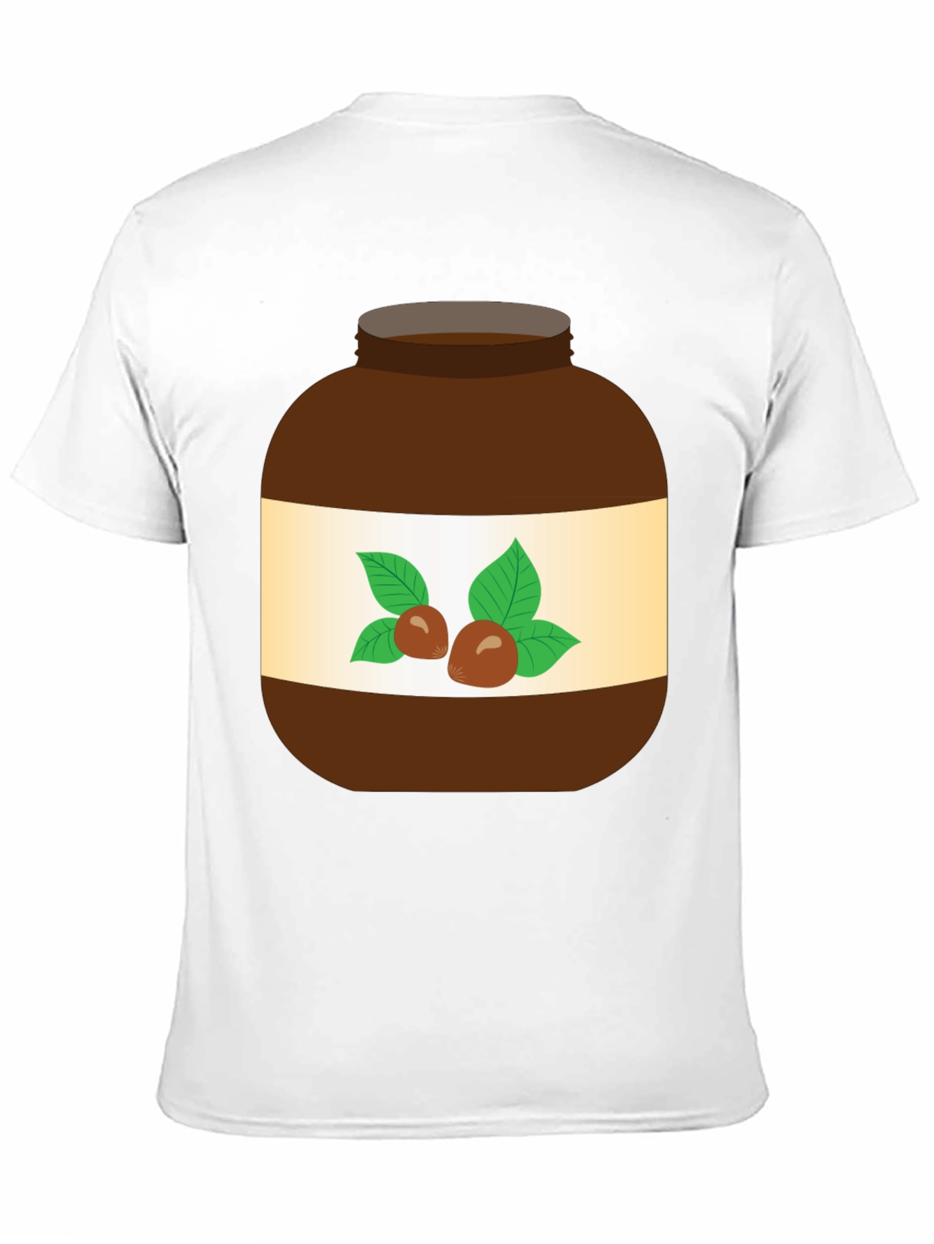 Nutella Jar Graphic T-Shirt - Fun Foodie Tee - 11