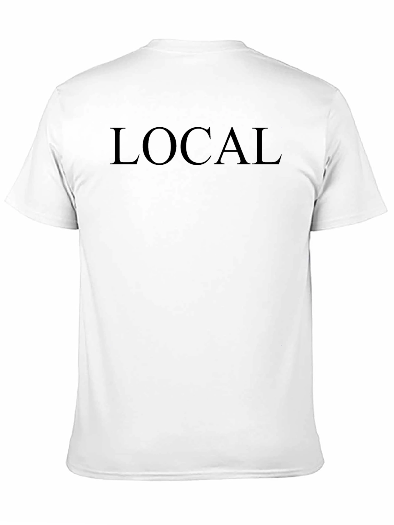 Black Men's Black "LOCAL" Graphic Tee - Casual Comfort view 11