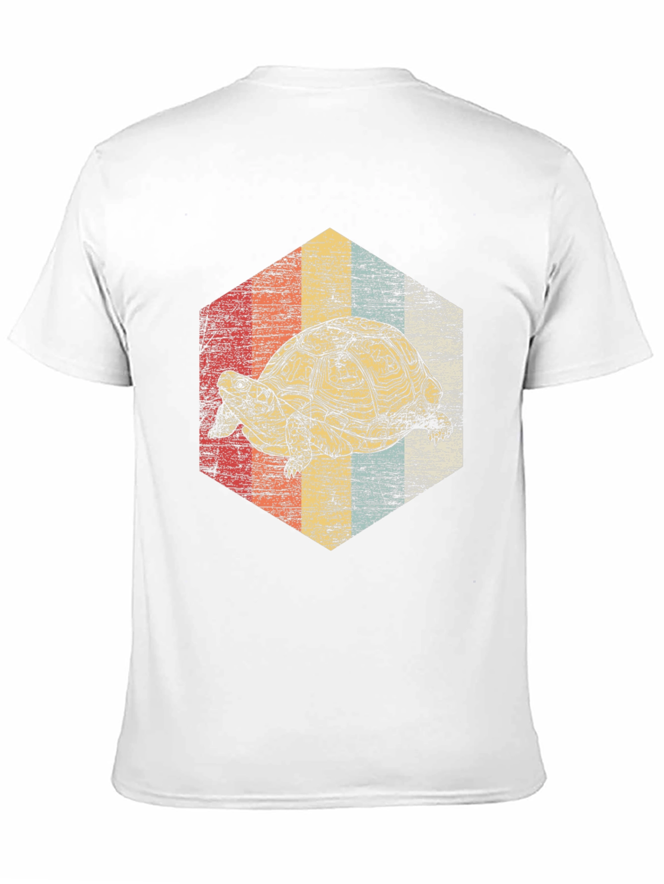 Black Retro Turtle Graphic Tee - Stylish Animal Lover T-Shirt view 11