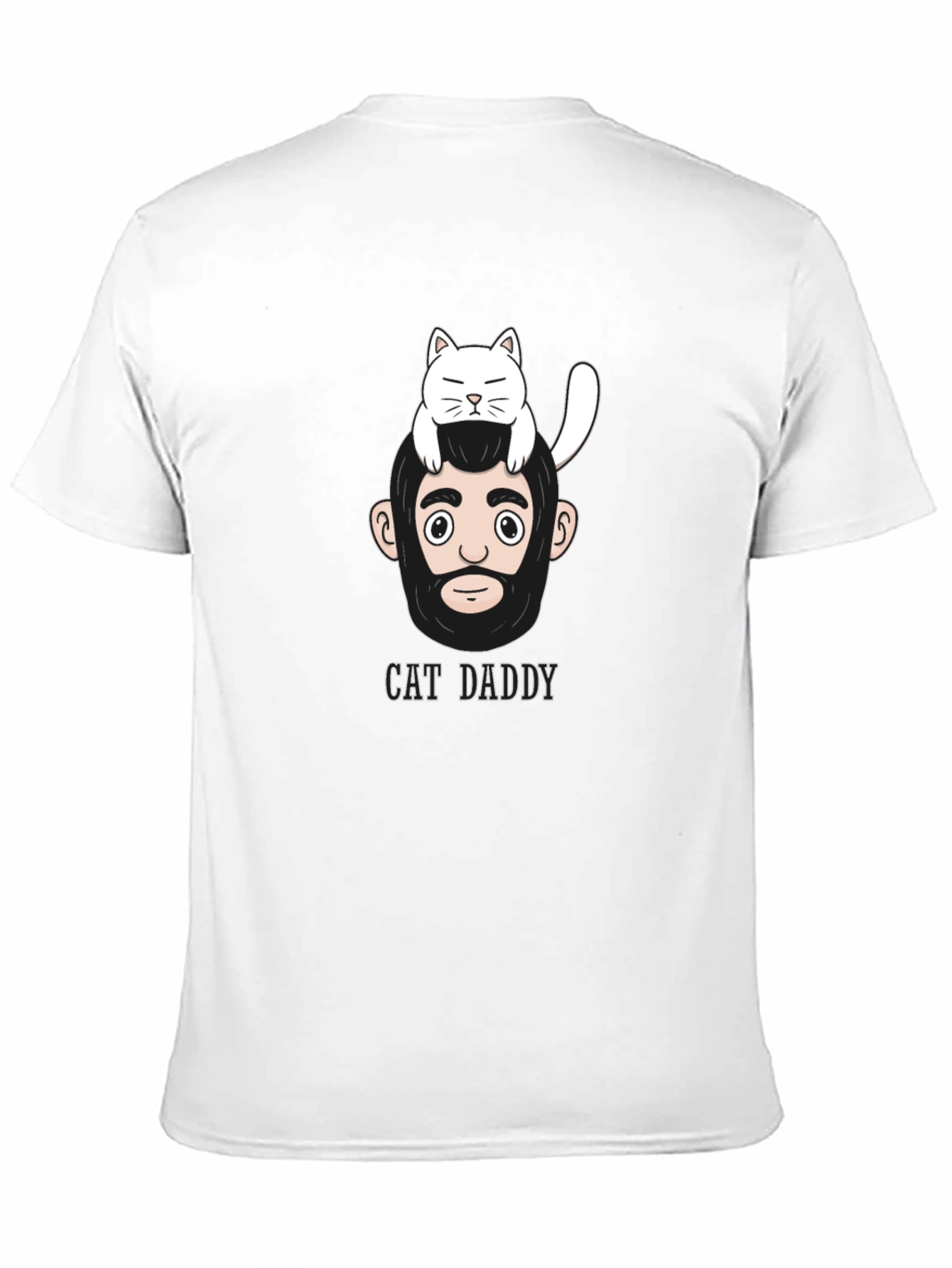 Black Cat Daddy Graphic T-Shirt - Men's Casual Wear view 11