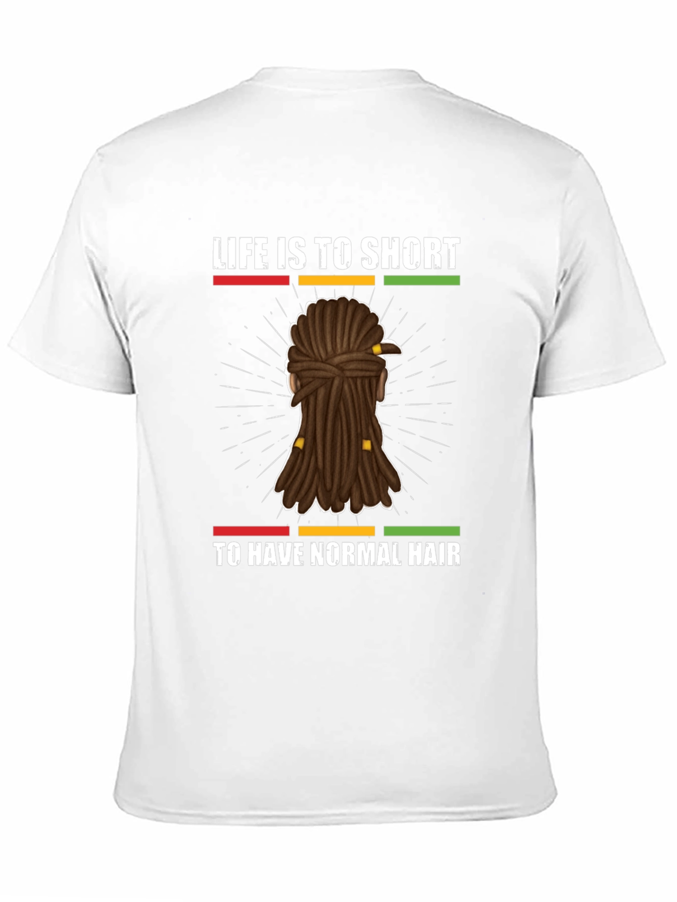 Black Life is Too Short to Have Normal Hair Graphic Tee view 11