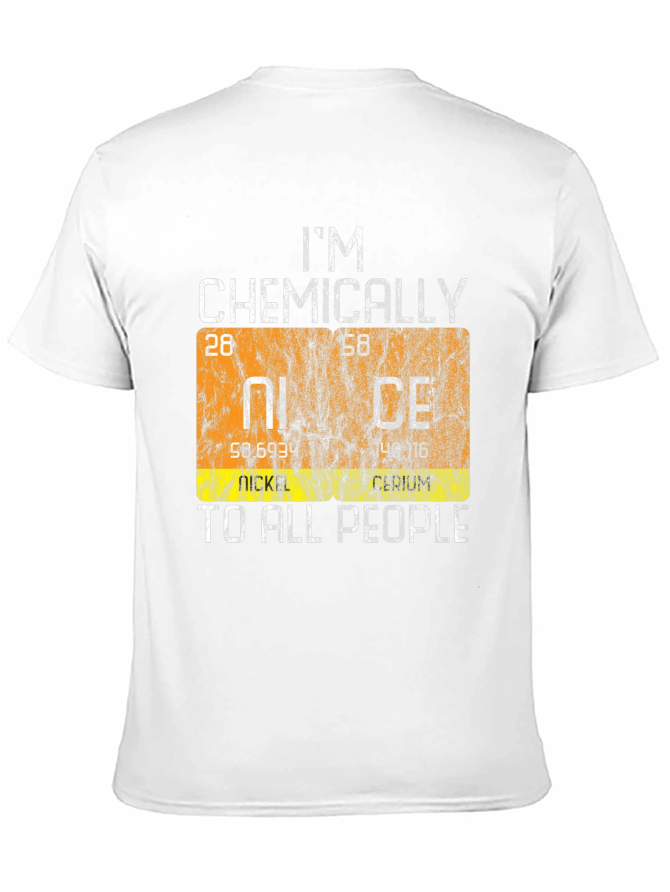 Black Chemically Nice T-Shirt - Science Pun Tee view 11