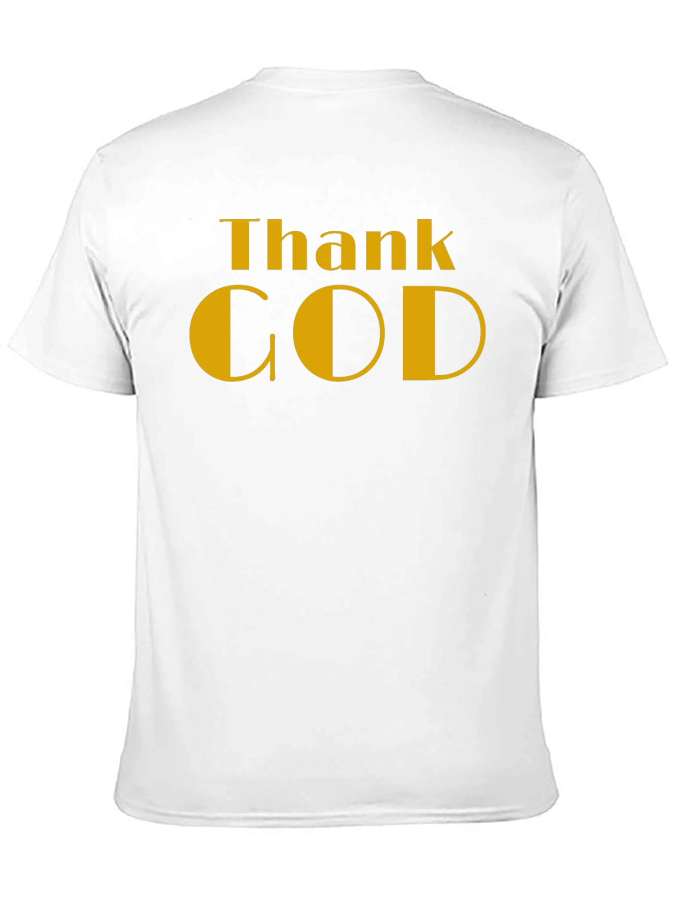 Black Thank God Black T-Shirt view 11