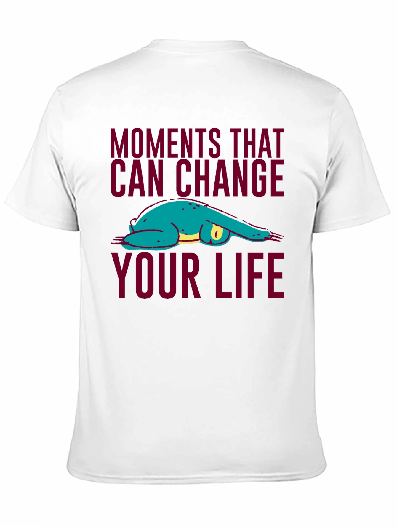 Black Moments That Can Change Your Life Sloth T-Shirt view 11