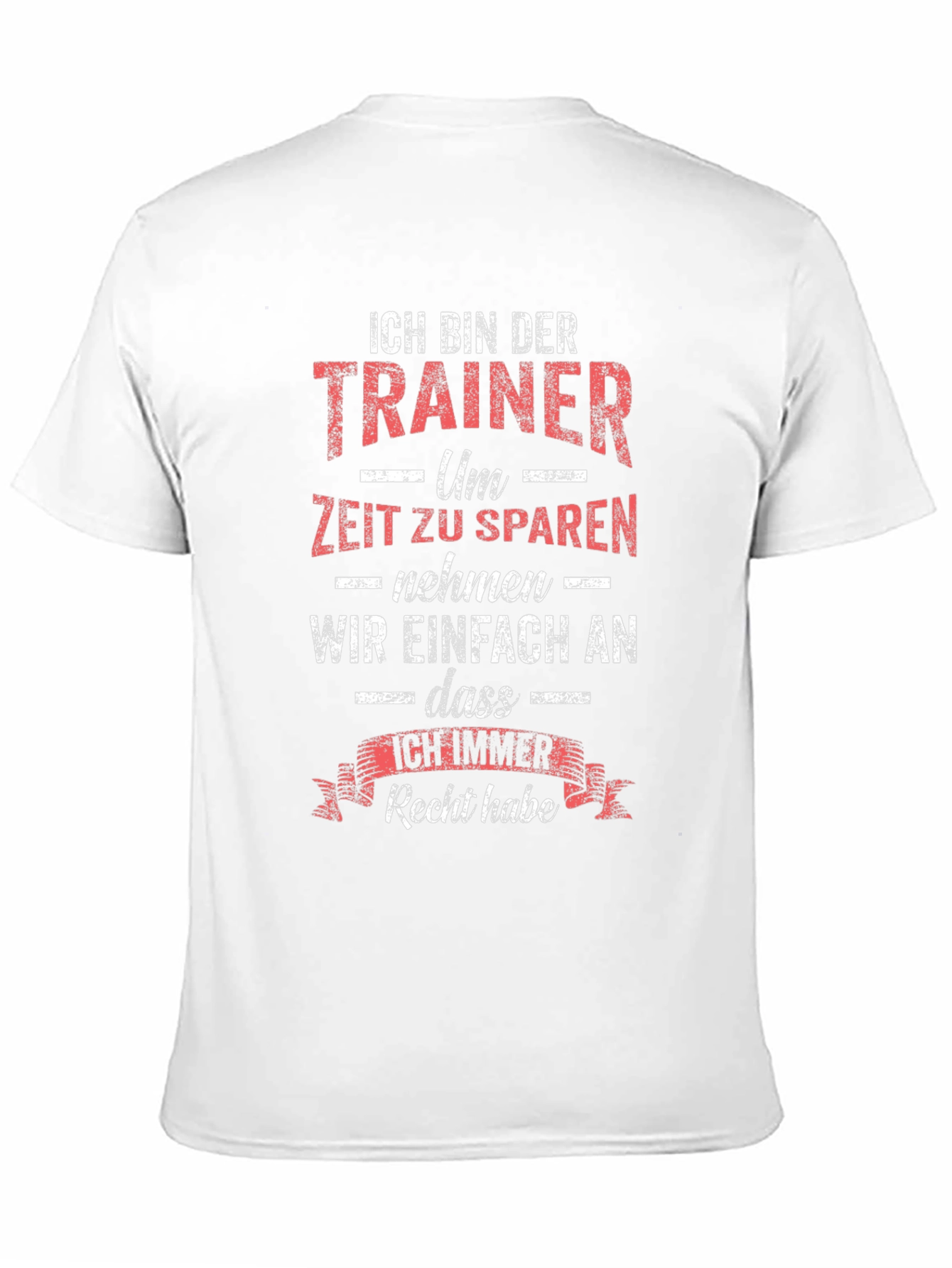 Black Ich Bin Der Trainer T-Shirt view 11