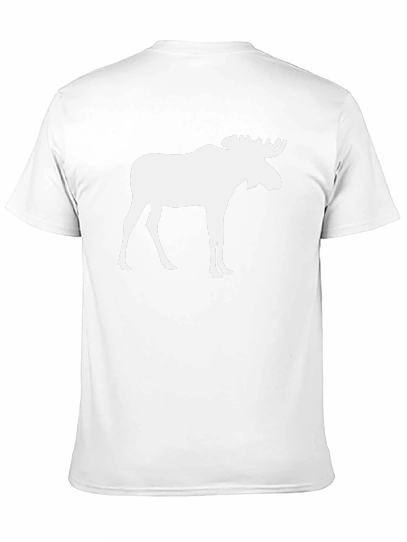 Black Moose Silhouette Graphic T-Shirt view 11