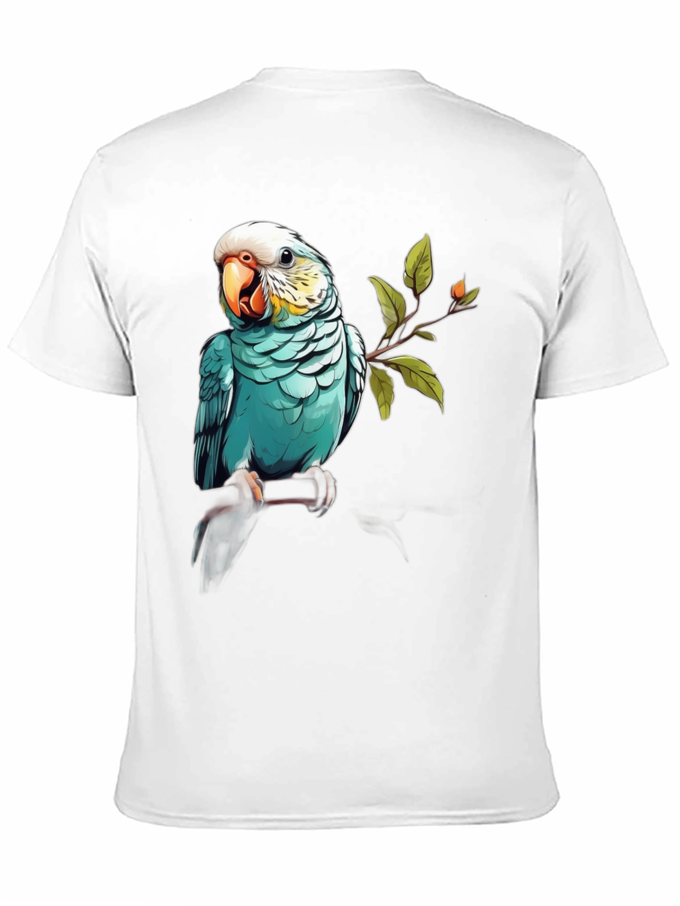 Black Parrot Graphic Black T-Shirt view 11