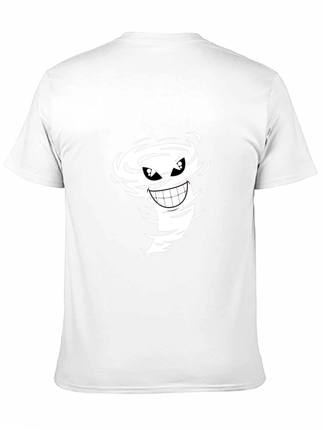 Black Cartoon Tornado Graphic Black Tee view 11