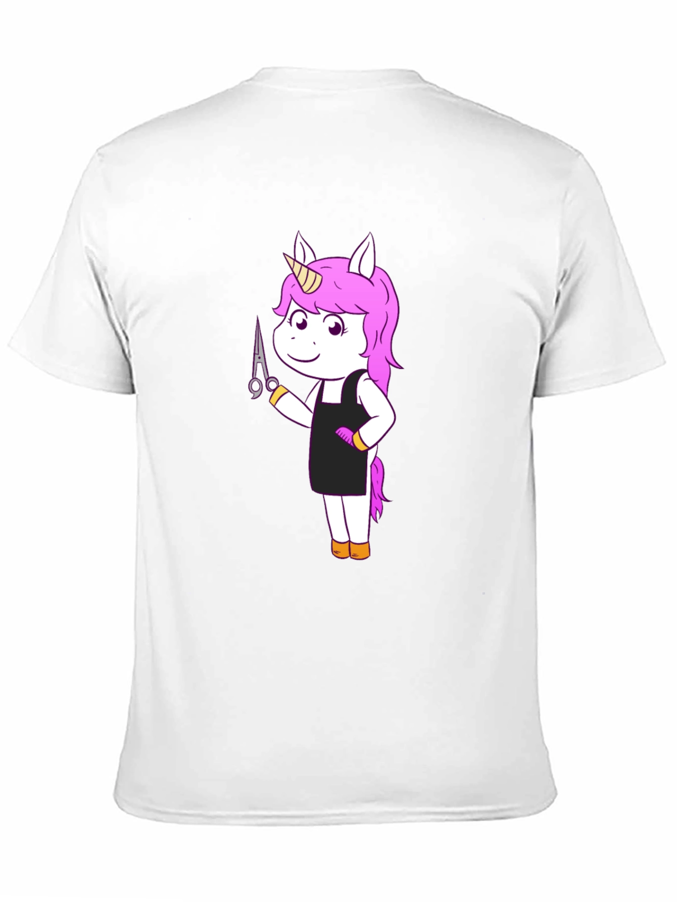 Black Unicorn Barber Graphic T-Shirt view 11