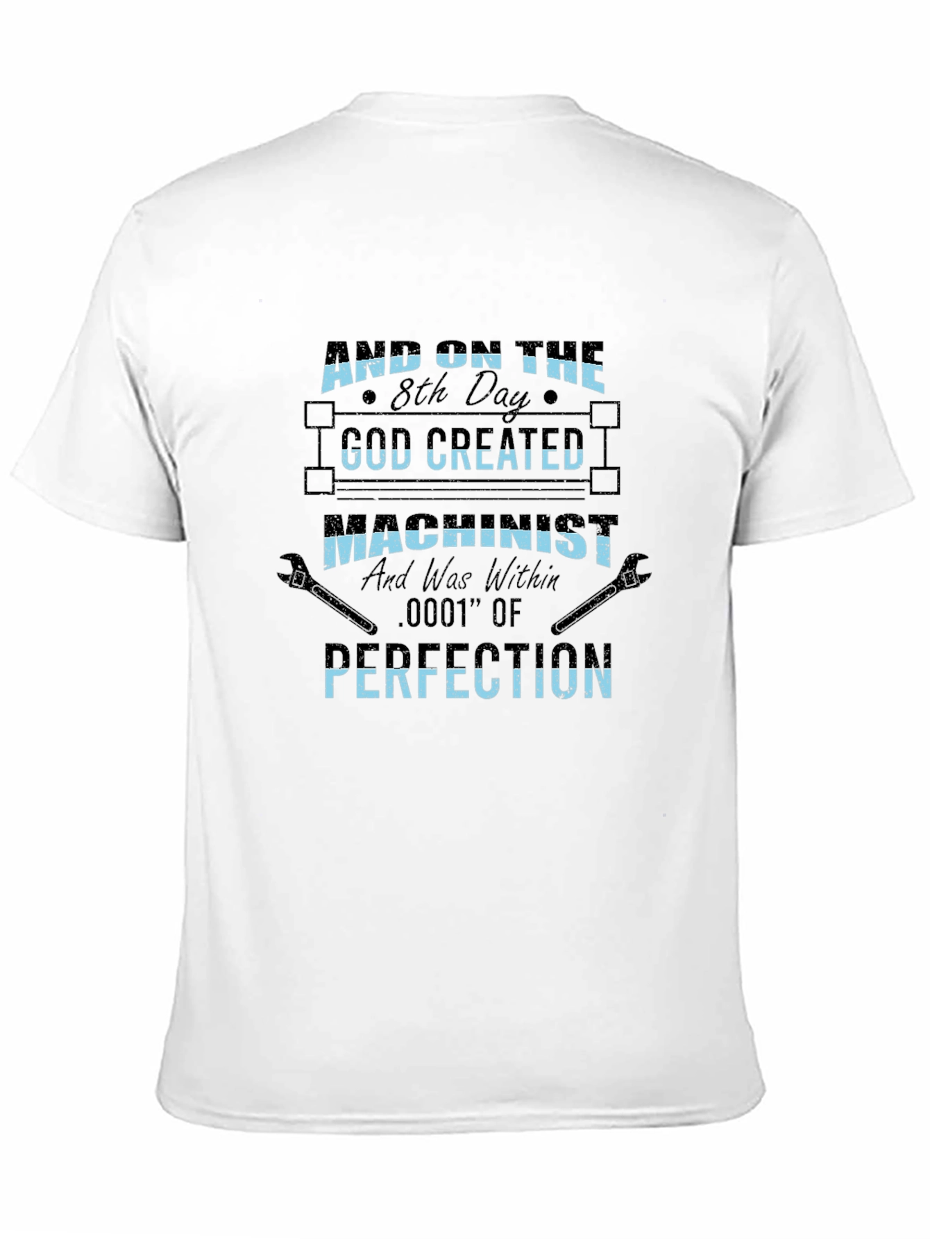 Black Machinist T-Shirt - "8th Day of Perfection" Graphic Tee view 11