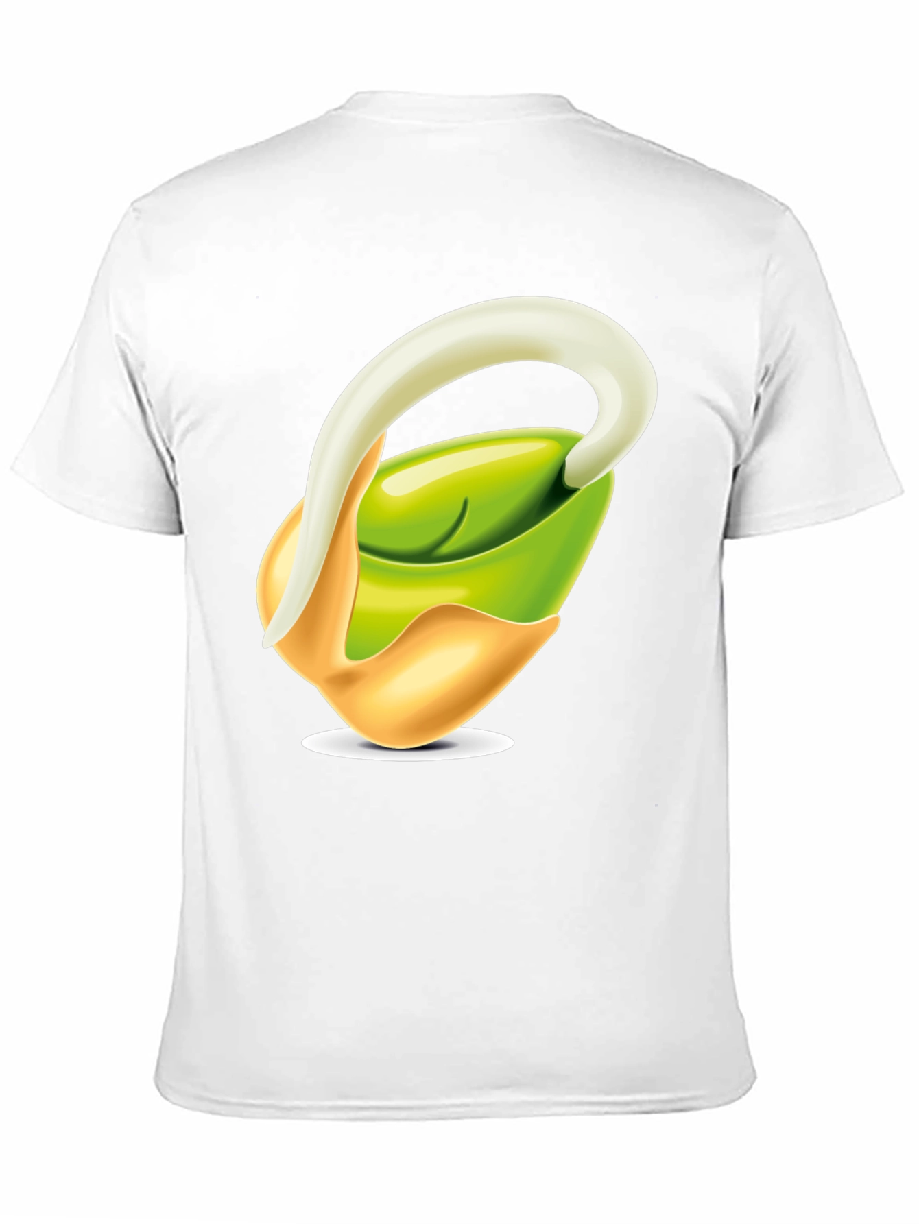 Black Sprout Graphic T-Shirt - Black Cotton Blend view 11