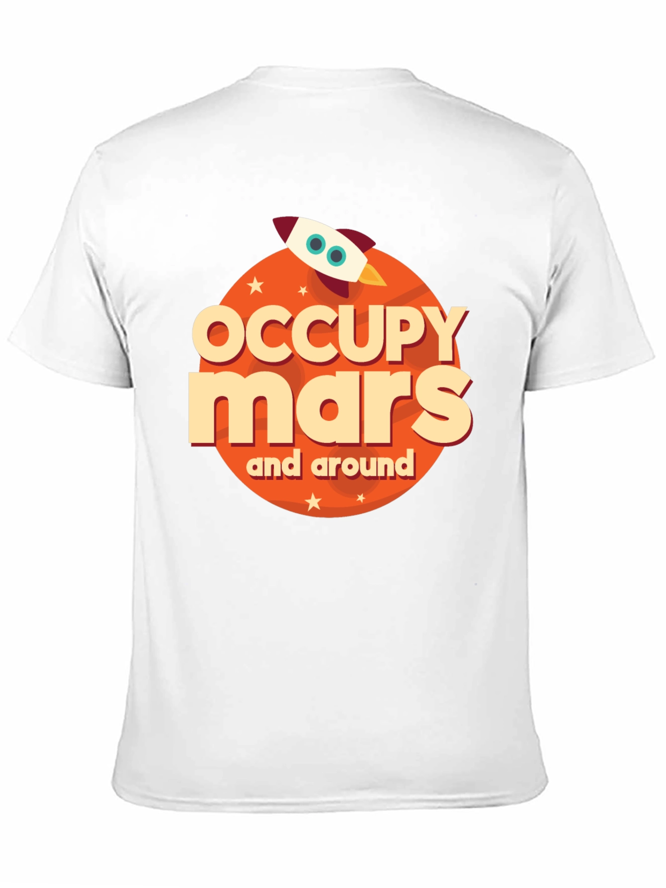 Black Occupy Mars Graphic Tee view 11