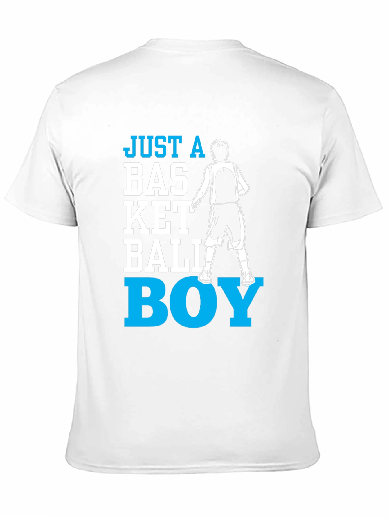 Black Basketball Boy T-Shirt - Fun Graphic Tee view 11
