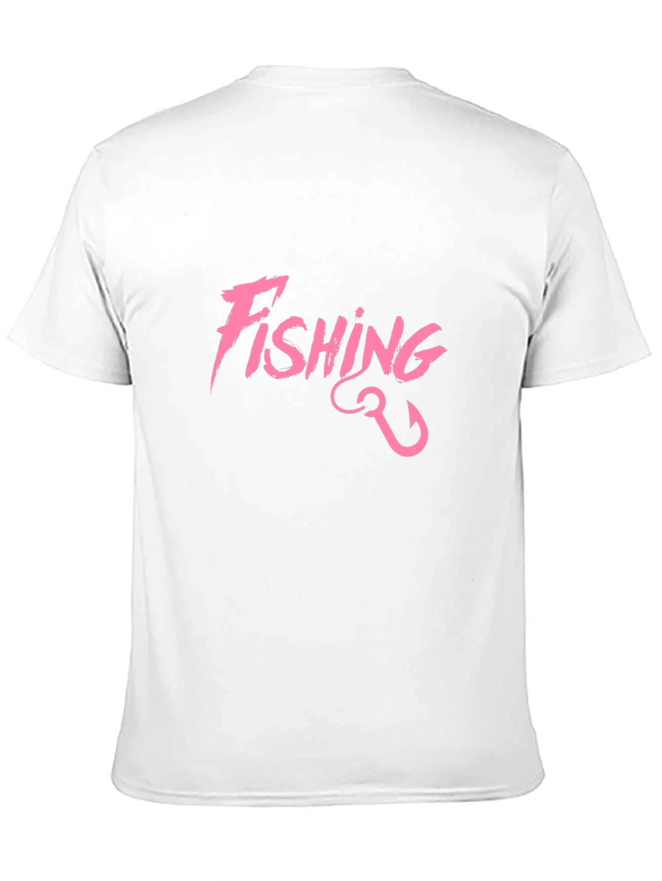 Black Fishing T-Shirt - Pink Graphic Print view 11