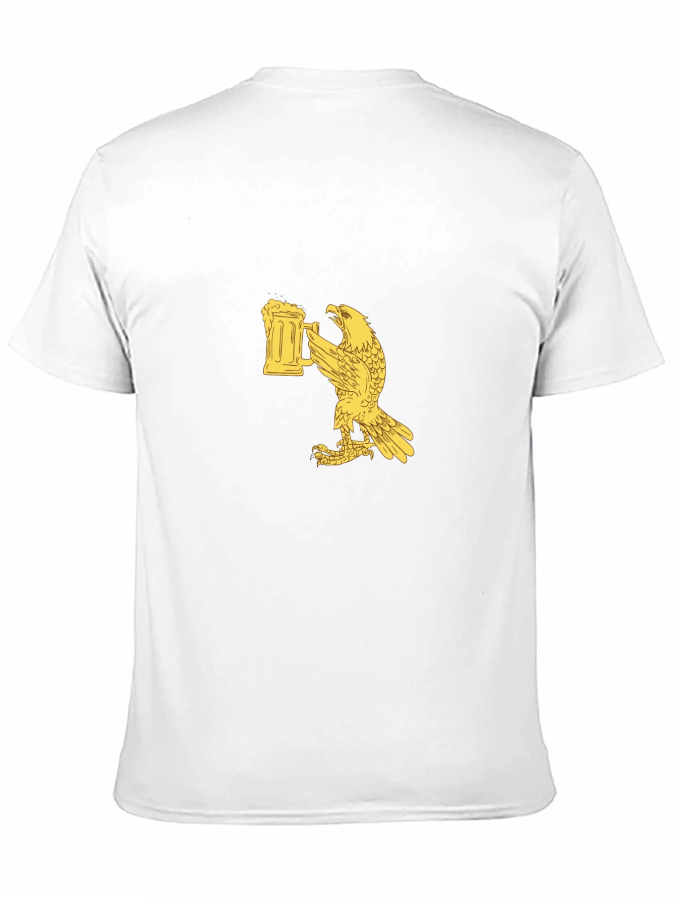 Black Eagle Beer Stein Graphic Tee - Black T-Shirt view 11