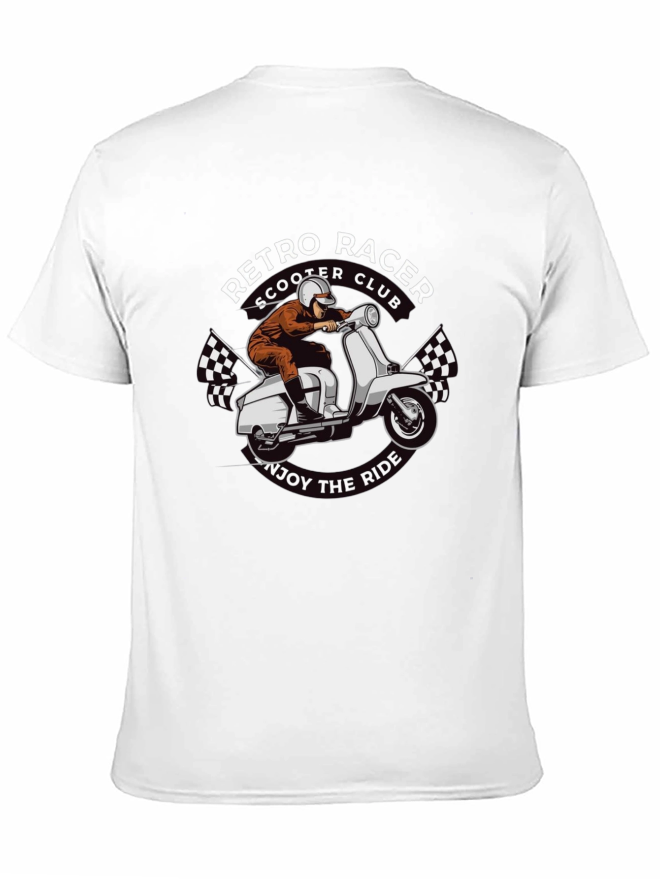 Retro Racer Scooter Club T-Shirt - 11