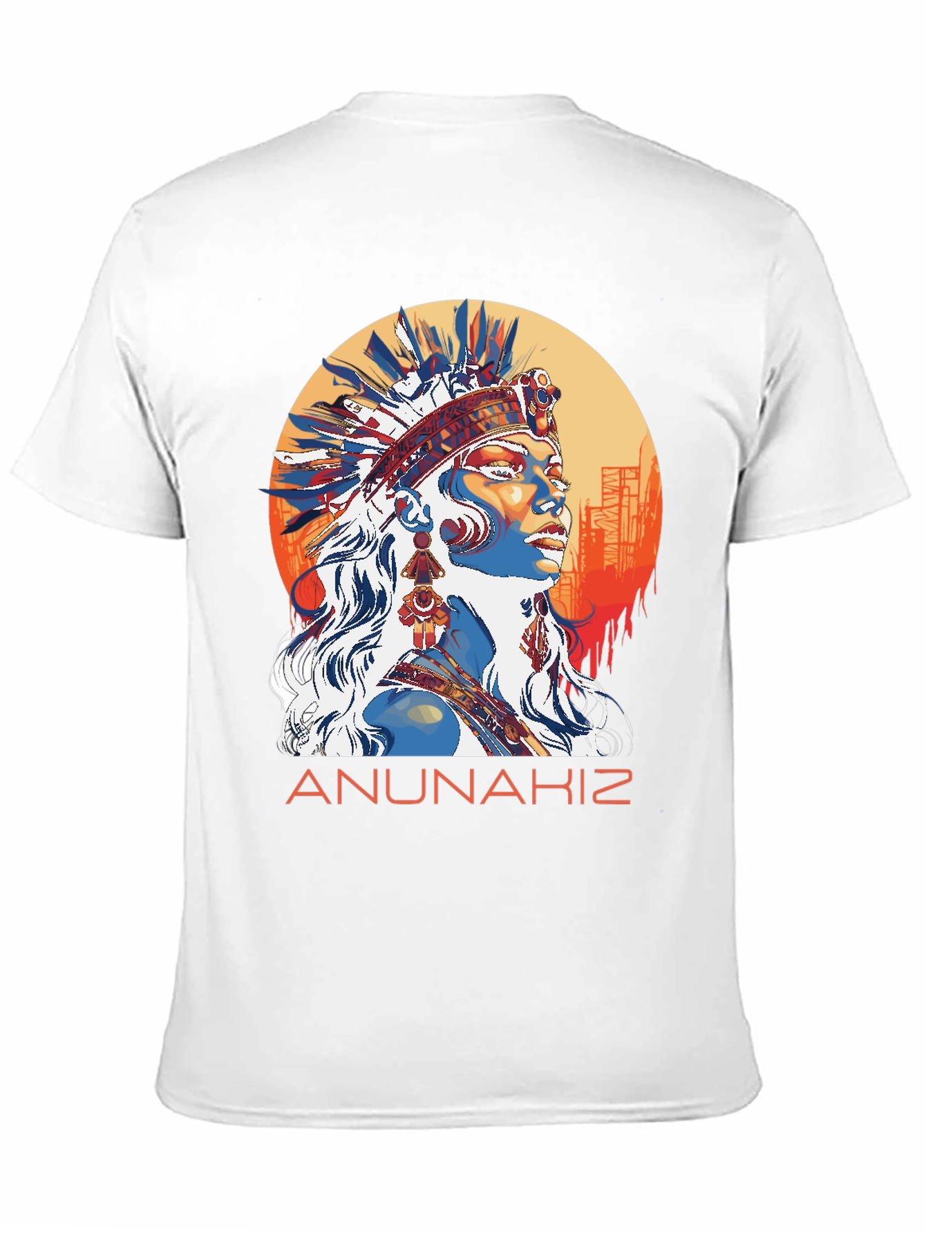 Black Anunnakiz Native American T-Shirt view 11