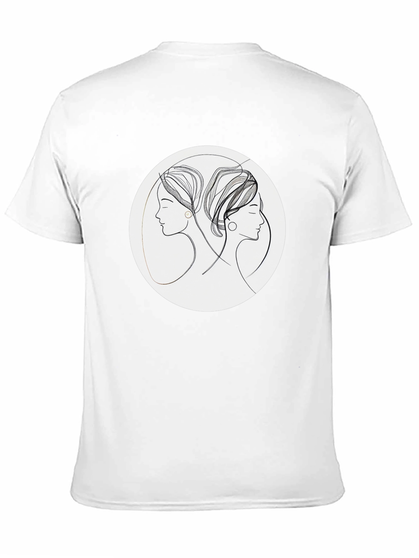 Black Gemini Zodiac Graphic Tee - Black view 11