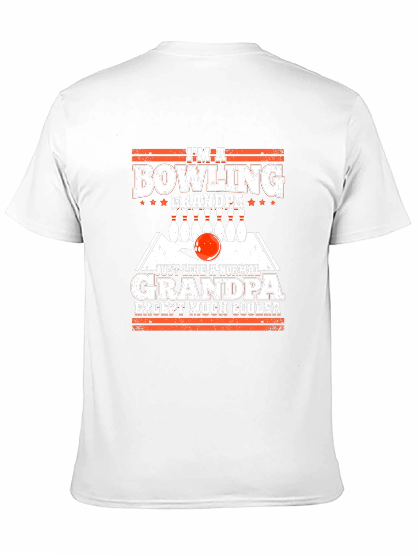 Bowling Grandpa T-Shirt - Cool Grandfather Gift - 11