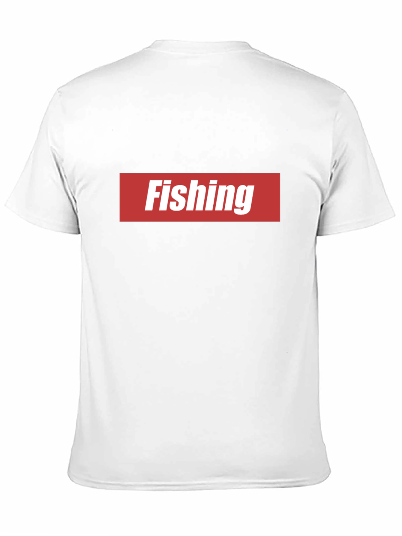 Black Fishing Graphic Tee - Red & White Logo view 11