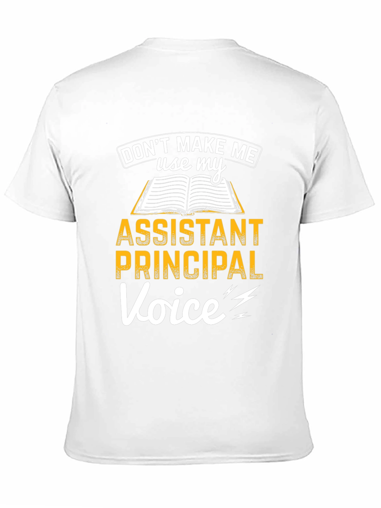 Black Assistant Principal Voice Graphic Tee view 11