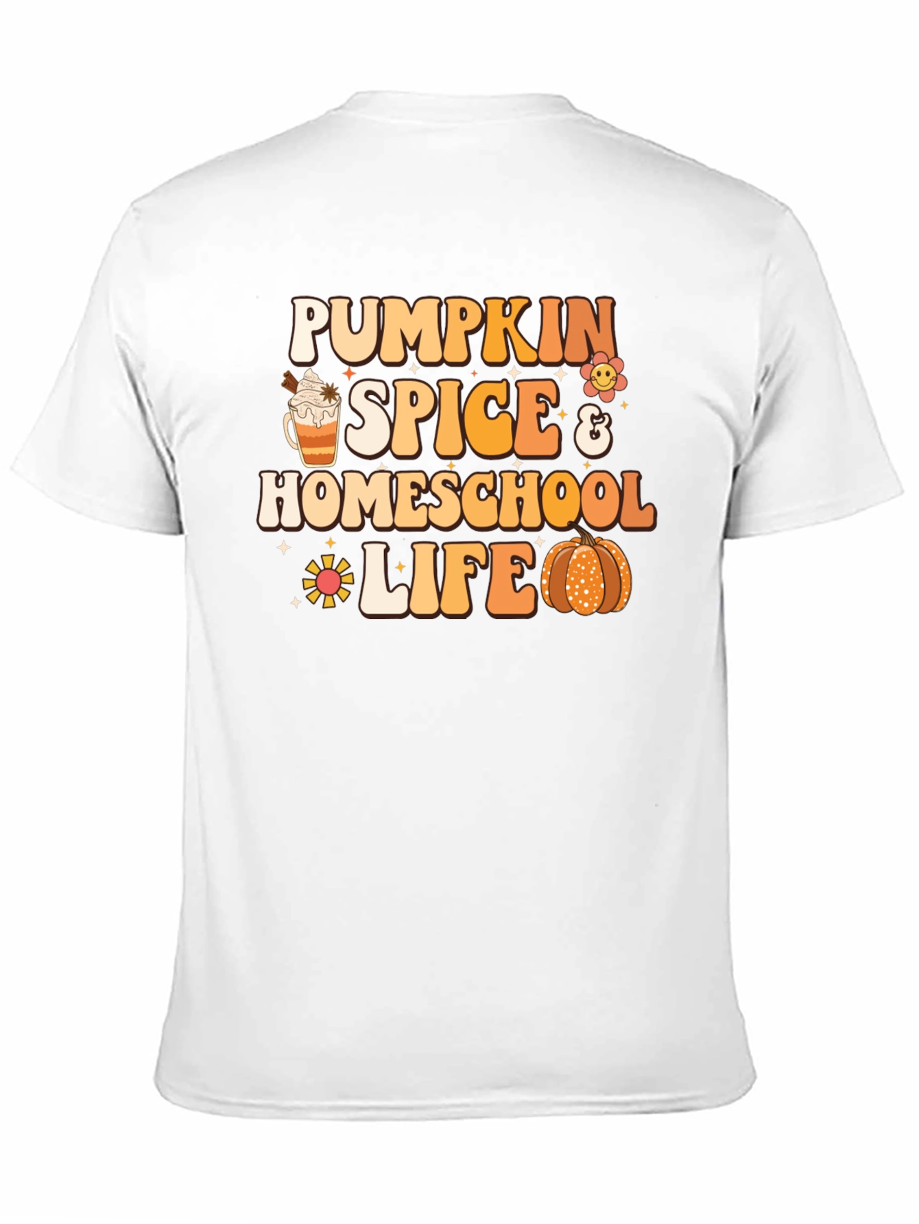 Pumpkin Spice Homeschool Life Black T-Shirt - 11