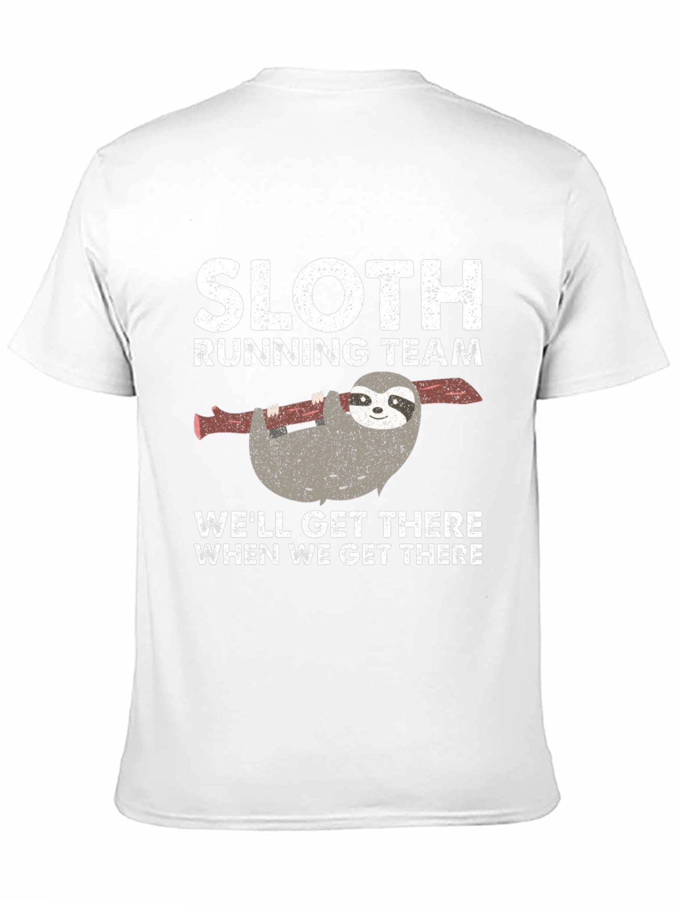 Black Sloth Running Team Graphic Tee view 11