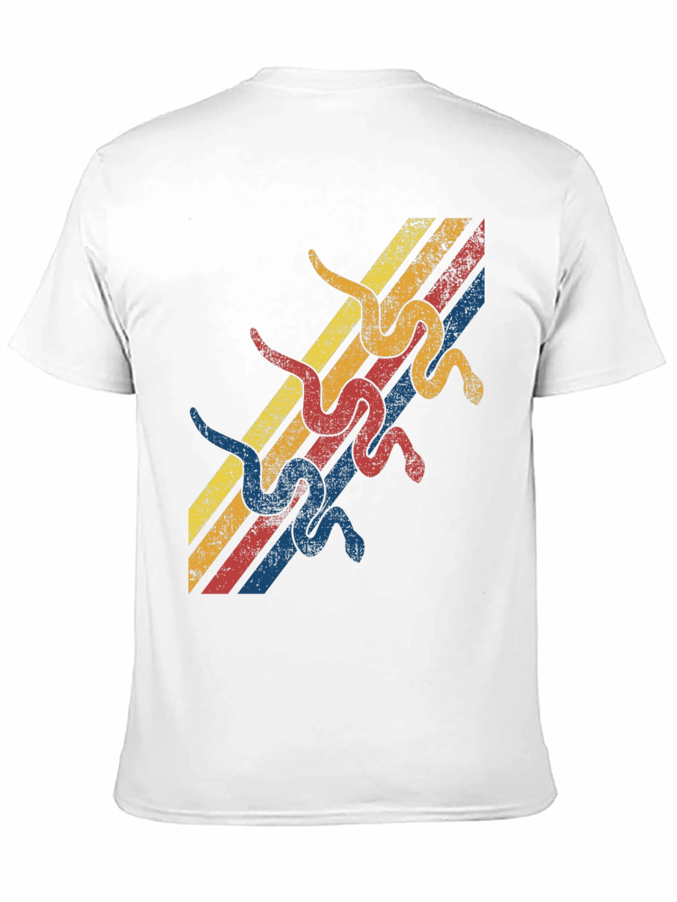 Black Retro Snake T-Shirt view 11