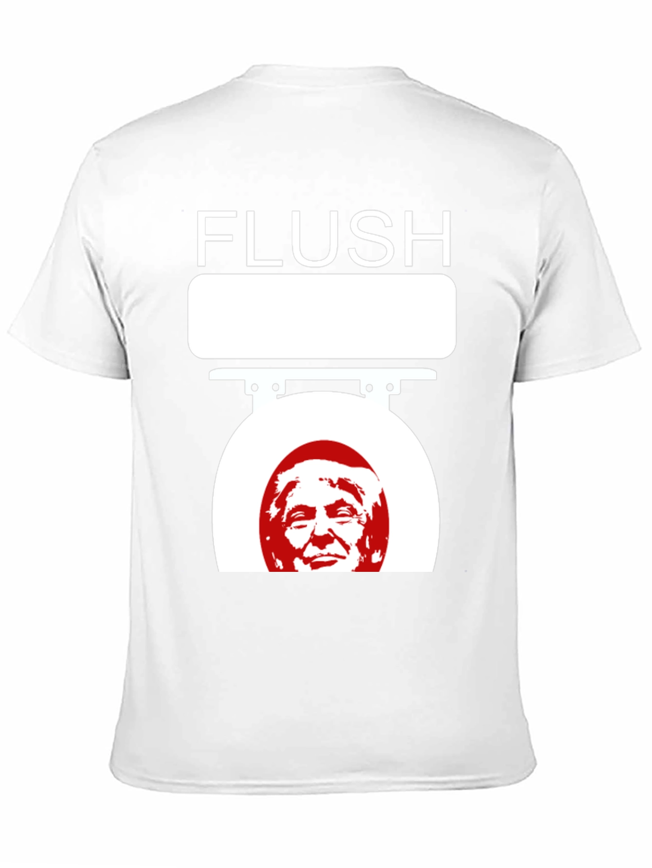 Black Flush Trump Novelty Graphic T-Shirt view 11