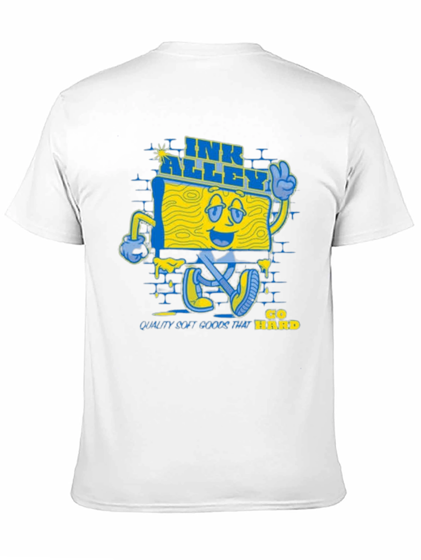 Black Ink Alley Go Hard Graphic T-Shirt view 11